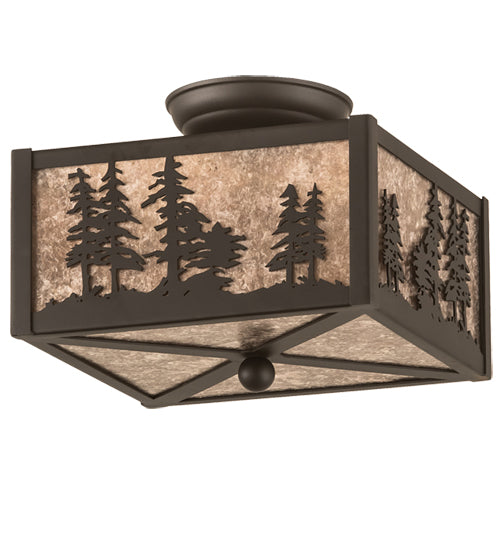 Meyda Tiffany Tall Pines 200526 Ceiling Light - Oil Rubbed Bronze