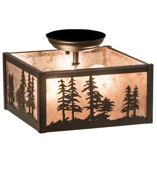 Meyda Tiffany Tall Pines 200526 Ceiling Light - Oil Rubbed Bronze