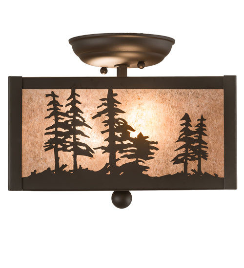 Meyda Tiffany Tall Pines 200526 Ceiling Light - Oil Rubbed Bronze