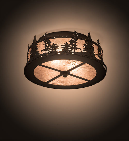 Meyda Tiffany Tall Pines 200527 Ceiling Light - Oil Rubbed Bronze
