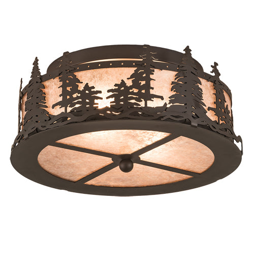 Meyda Tiffany Tall Pines 200527 Ceiling Light - Oil Rubbed Bronze