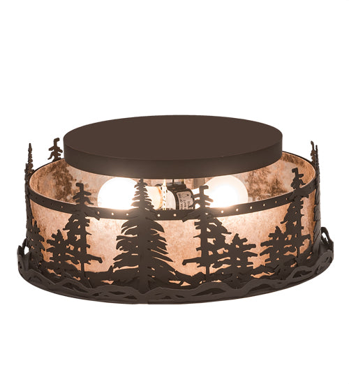 Meyda Tiffany Tall Pines 200527 Ceiling Light - Oil Rubbed Bronze