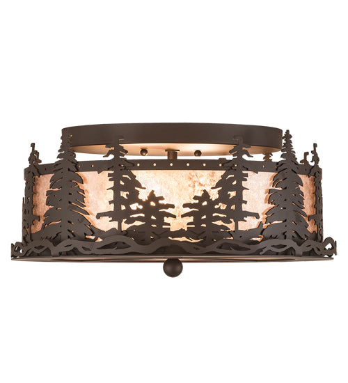 Meyda Tiffany Tall Pines 200527 Ceiling Light - Oil Rubbed Bronze