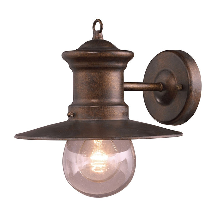 Elk Lighting 42005/1  Maritime Outdoor Hazelnut Bronze