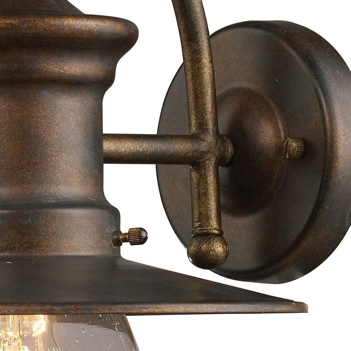 Elk Lighting 42006/1  Maritime Outdoor Hazelnut Bronze
