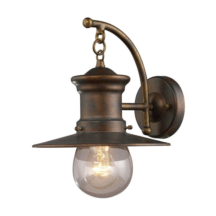 Elk Lighting 42006/1  Maritime Outdoor Hazelnut Bronze