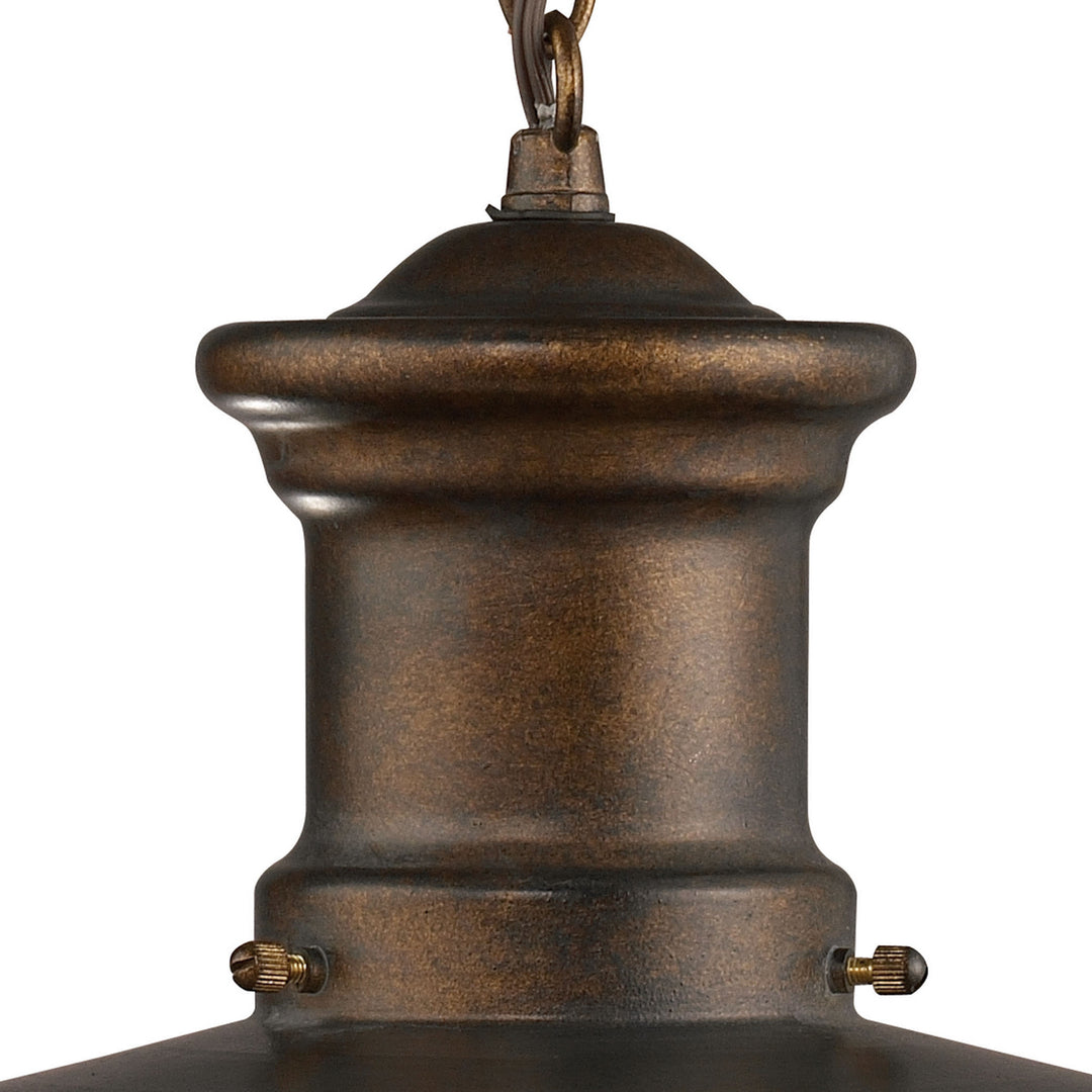 Elk Lighting 42007/1  Maritime Outdoor Hazelnut Bronze