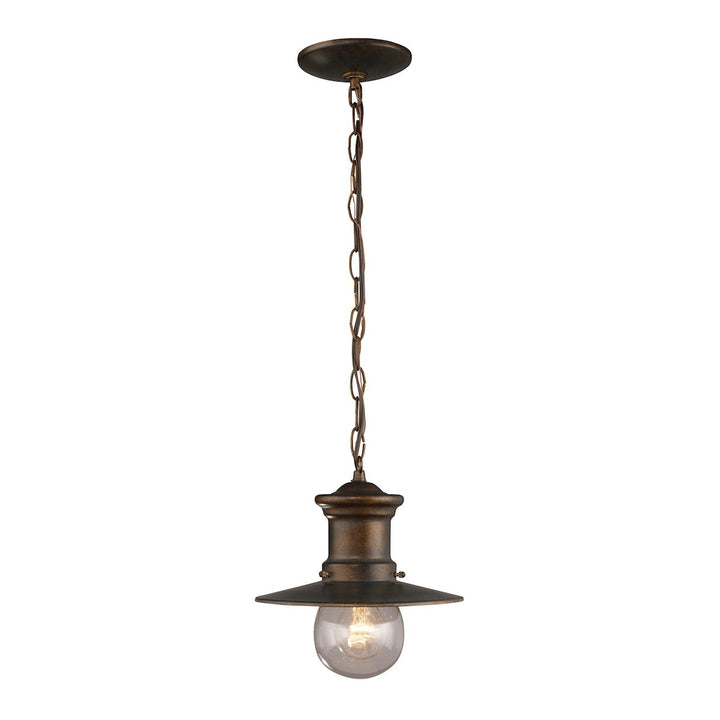 Elk Lighting 42007/1  Maritime Outdoor Hazelnut Bronze