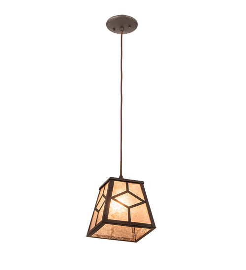 Meyda Tiffany Diamond Craftsman 200559 Pendant Light - Oil Rubbed Bronze