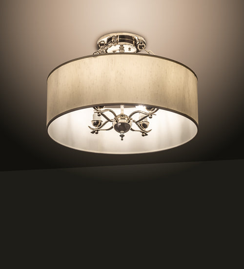 Meyda Tiffany Cilindro 200594 Ceiling Light - Polished Nickel