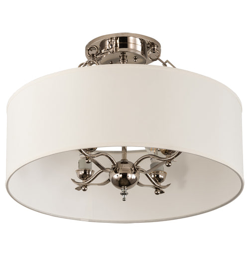 Meyda Tiffany Cilindro 200594 Ceiling Light - Polished Nickel