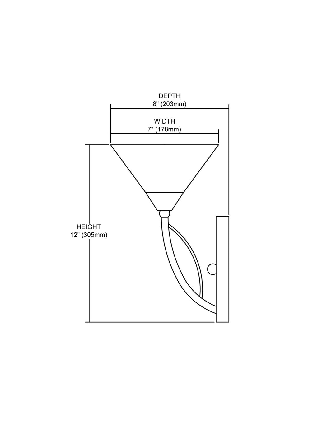 Elk Elysburg 7630/1 Wall Sconce Light - Satin Nickel