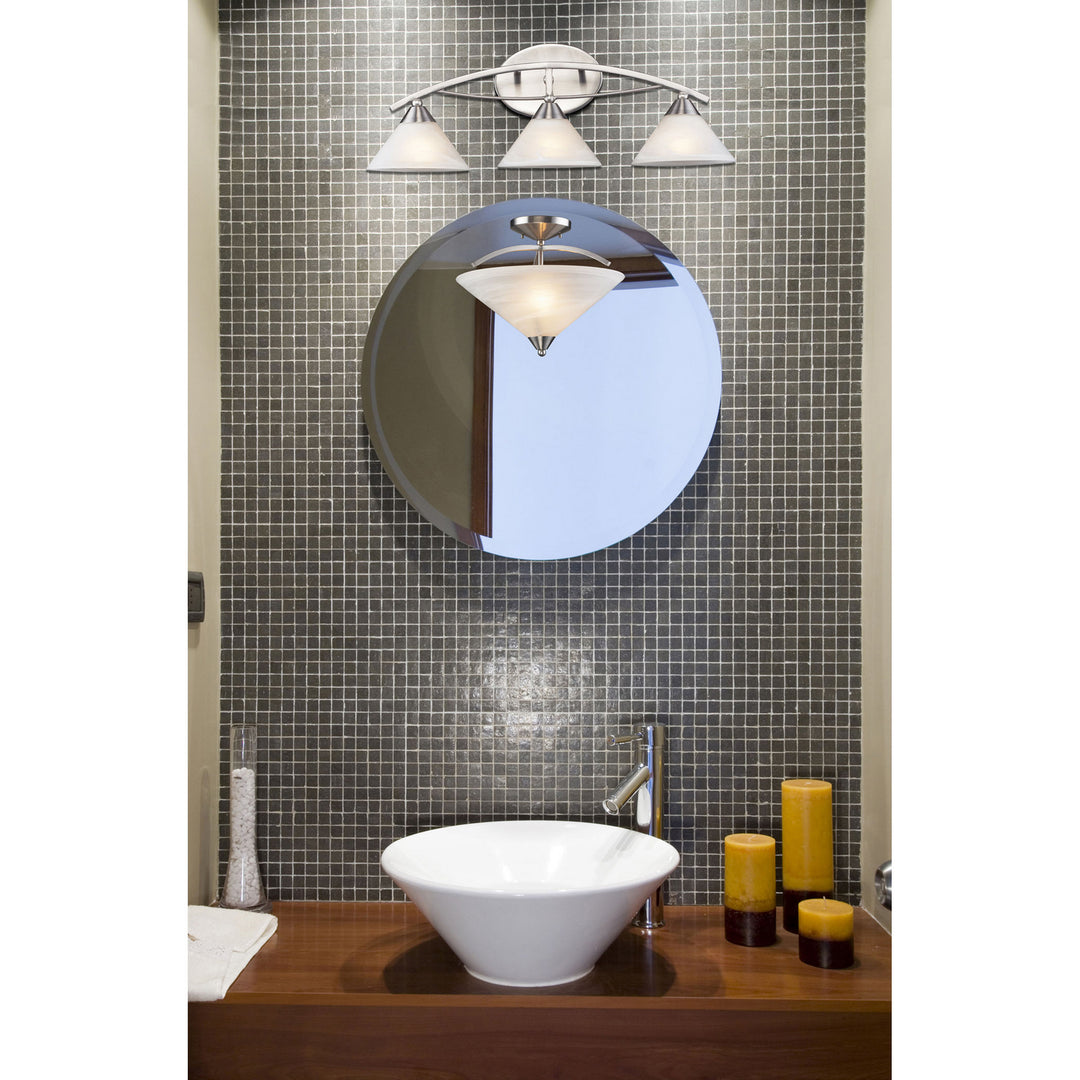 Elk Elysburg 7633/2 Ceiling Light - Satin Nickel