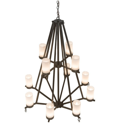 Meyda Tiffany Galen 200633 Chandelier Light - Timeless Bronze