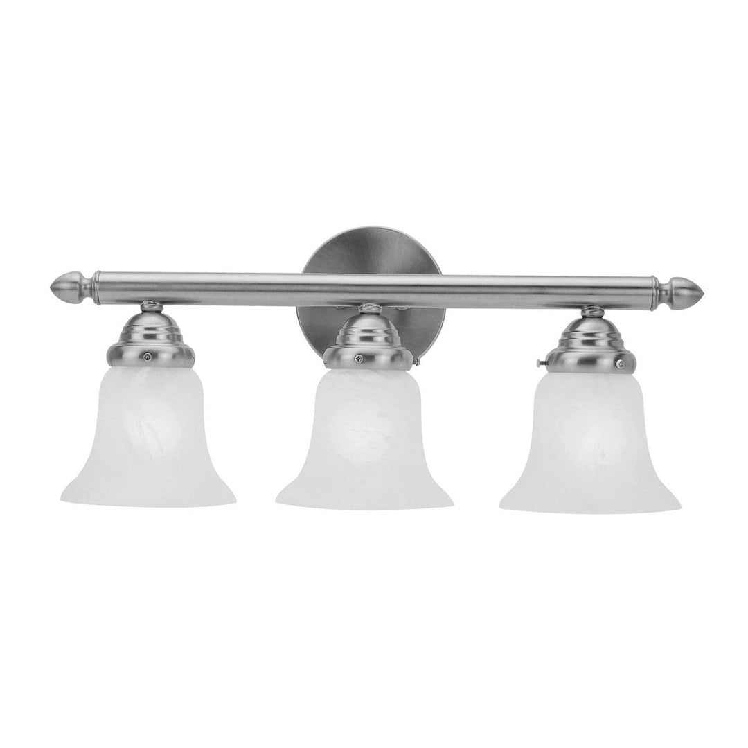 Livex Neptune 1063-91 Bath Vanity Light 19 in. wide - Brushed Nickel