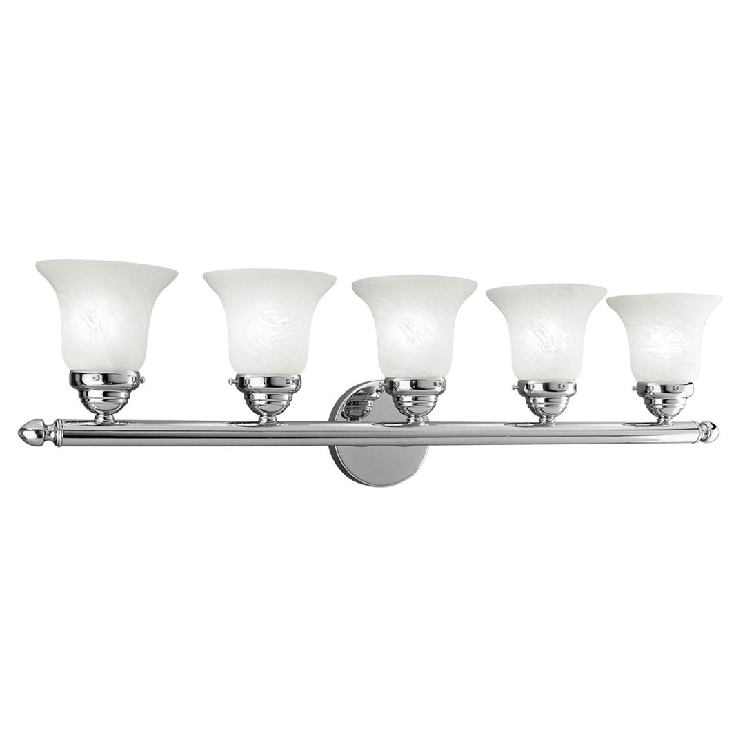 Livex Neptune 1065-05 Bath Vanity Light 32 in. wide - Polished Chrome