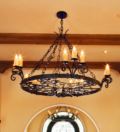 Meyda Tiffany Clarinda 200732 Chandelier Light - Craftsman Brown,Oil Rubbed Bronze