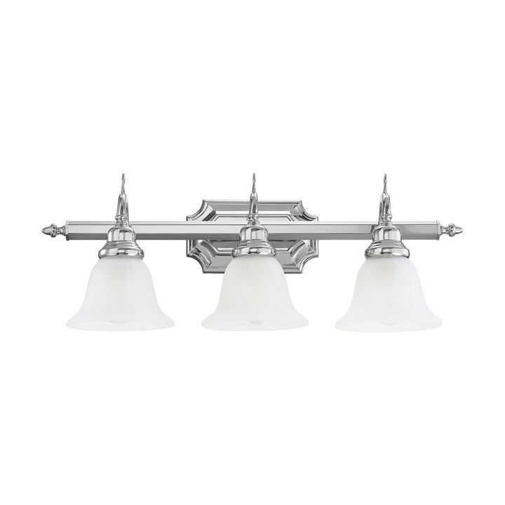 Livex French Regency 1283-05 Bath Vanity Light 25 in. wide - Polished Chrome
