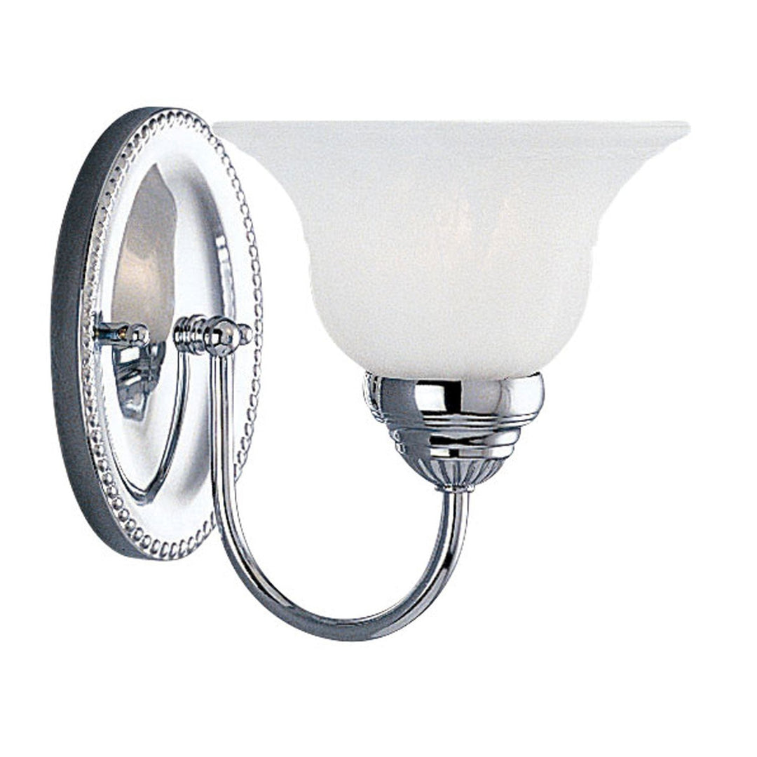 Livex Edgemont 1531-05 Wall Sconce Light - Polished Chrome