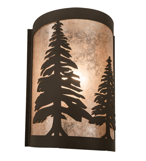 Meyda Tiffany Tall Pines 200796 Wall Light - Oil Rubbed Bronze