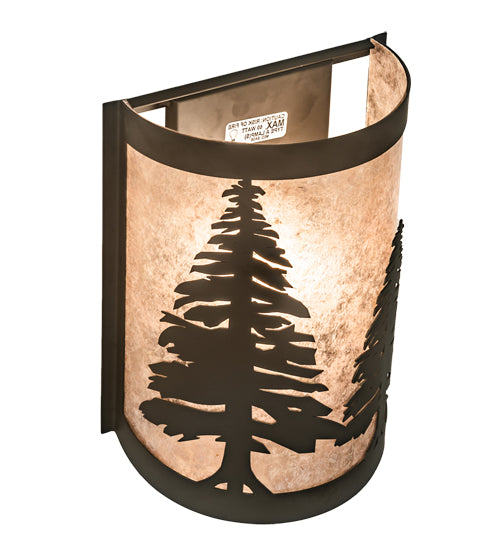 Meyda Tiffany Tall Pines 200796 Wall Light - Oil Rubbed Bronze