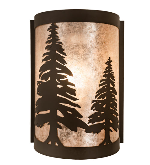 Meyda Tiffany Tall Pines 200796 Wall Light - Oil Rubbed Bronze