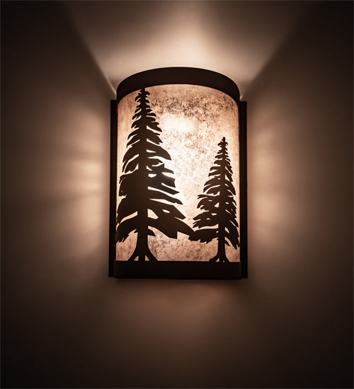 Meyda Tiffany Tall Pines 200796 Wall Light - Oil Rubbed Bronze