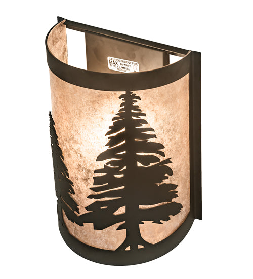 Meyda Tiffany Tall Pines 200797 Wall Light - Oil Rubbed Bronze