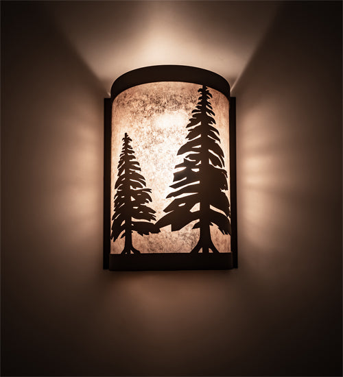 Meyda Tiffany Tall Pines 200797 Wall Light - Oil Rubbed Bronze