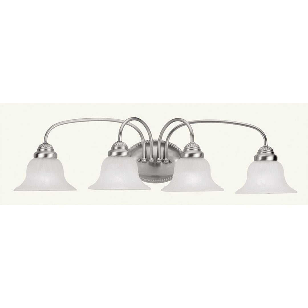 Livex Edgemont 1534-91 Bath Vanity Light 31 in. wide - Brushed Nickel