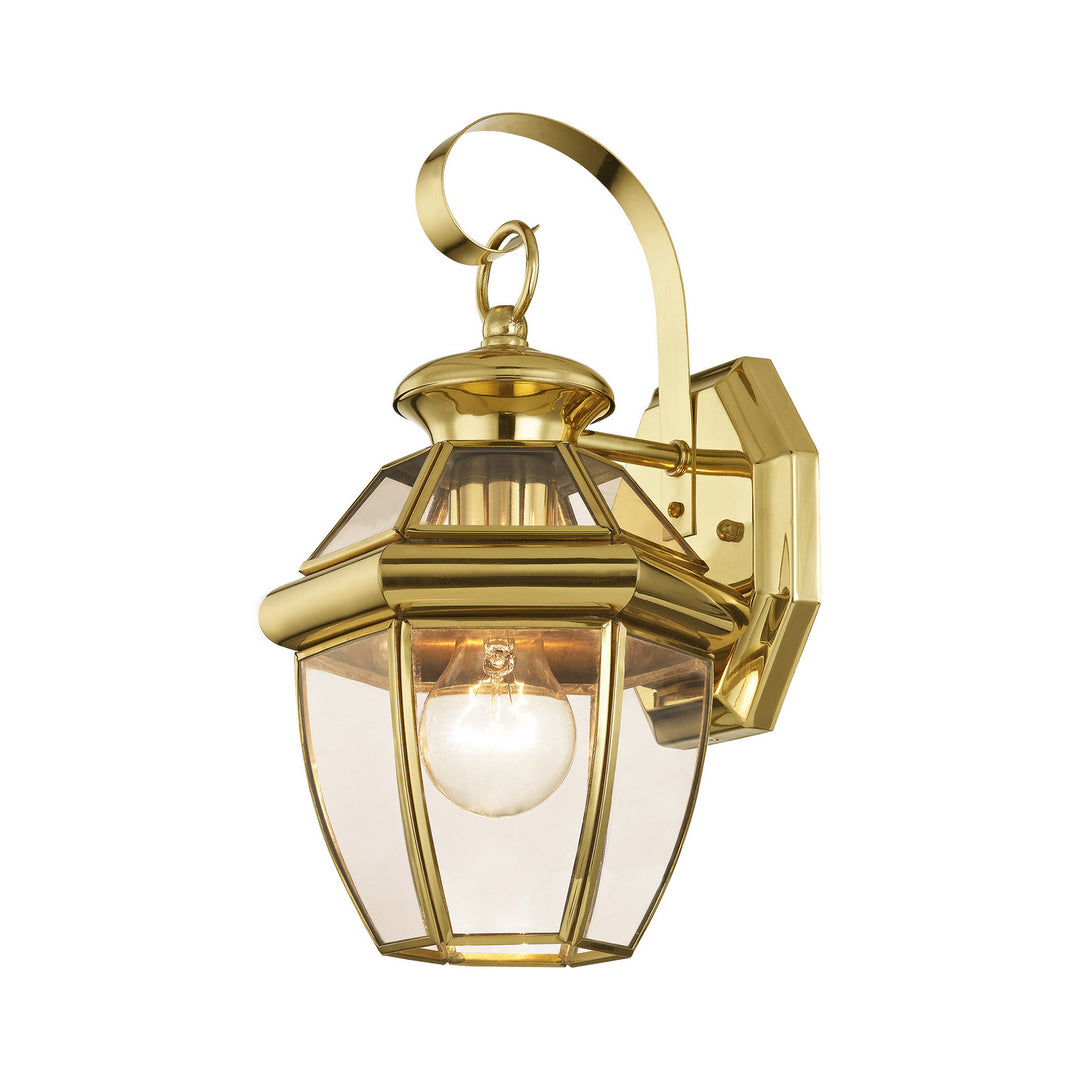 Livex Lighting 2051-02  Monterey Outdoor Polished Brass