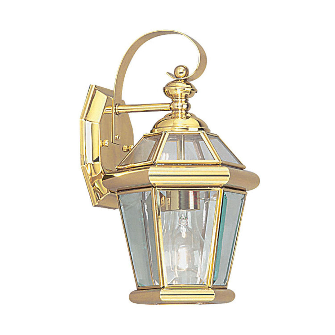 Livex Lighting 2061-02  Georgetown Outdoor Polished Brass