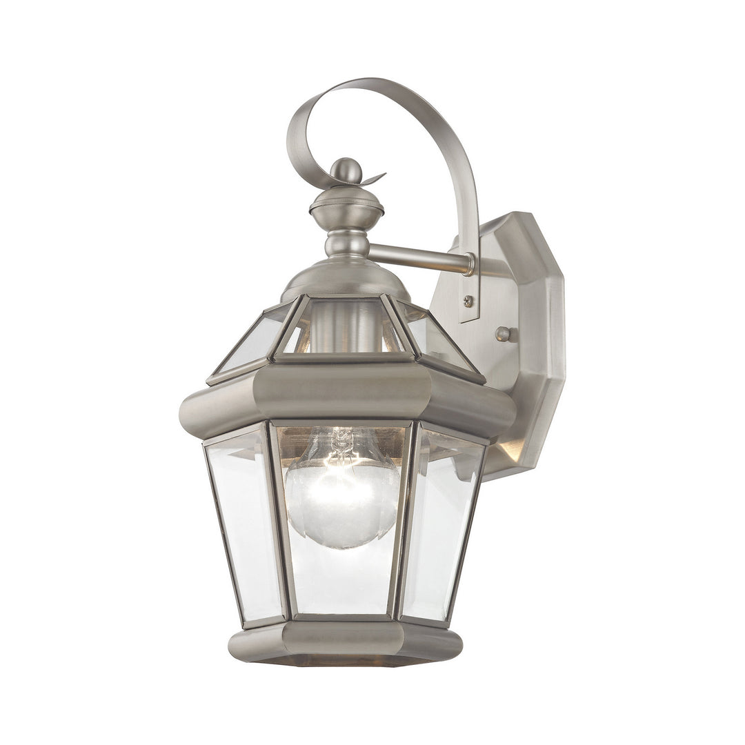Livex Lighting 2061-91  Georgetown Outdoor Brushed Nickel