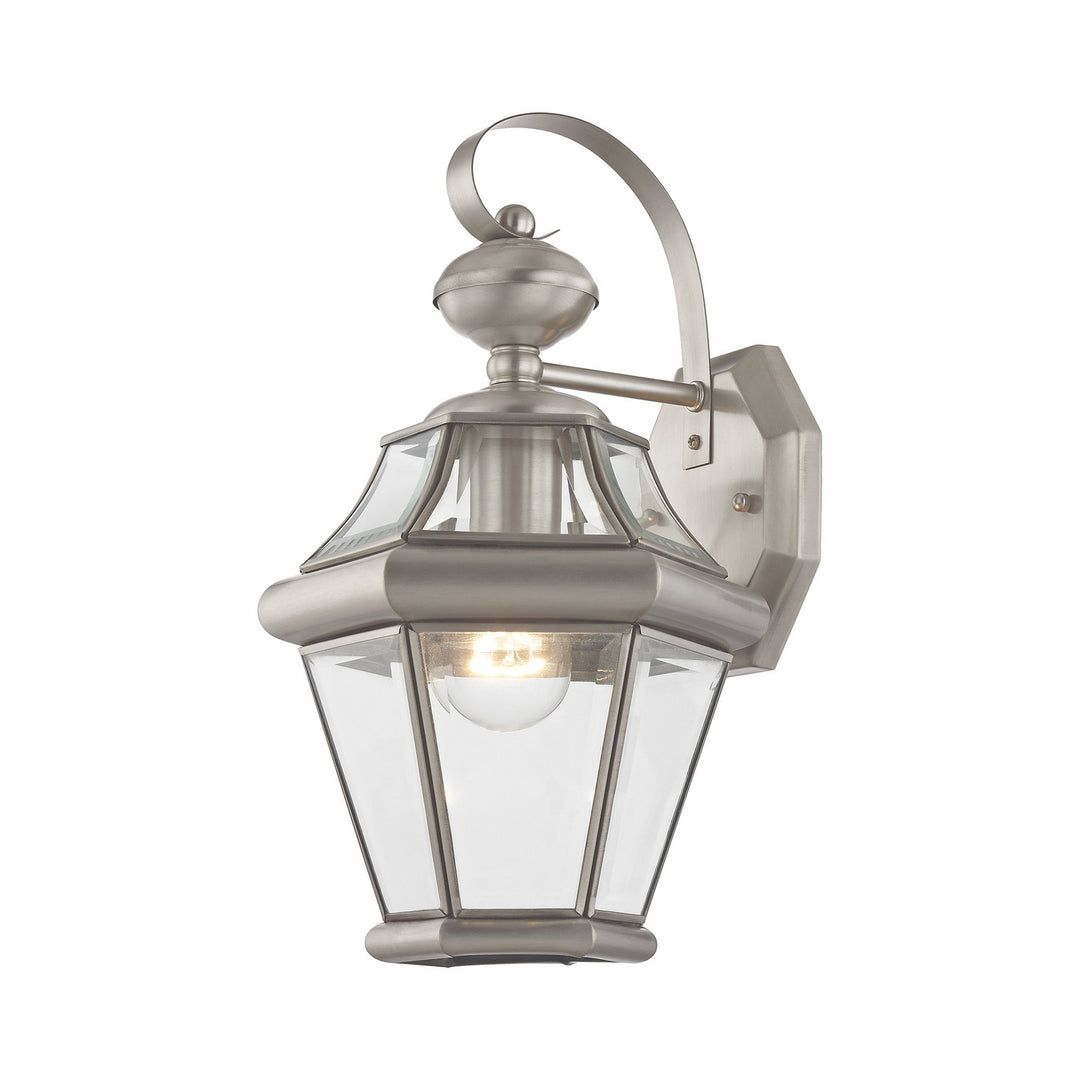 Livex Lighting 2161-91  Georgetown Outdoor Brushed Nickel