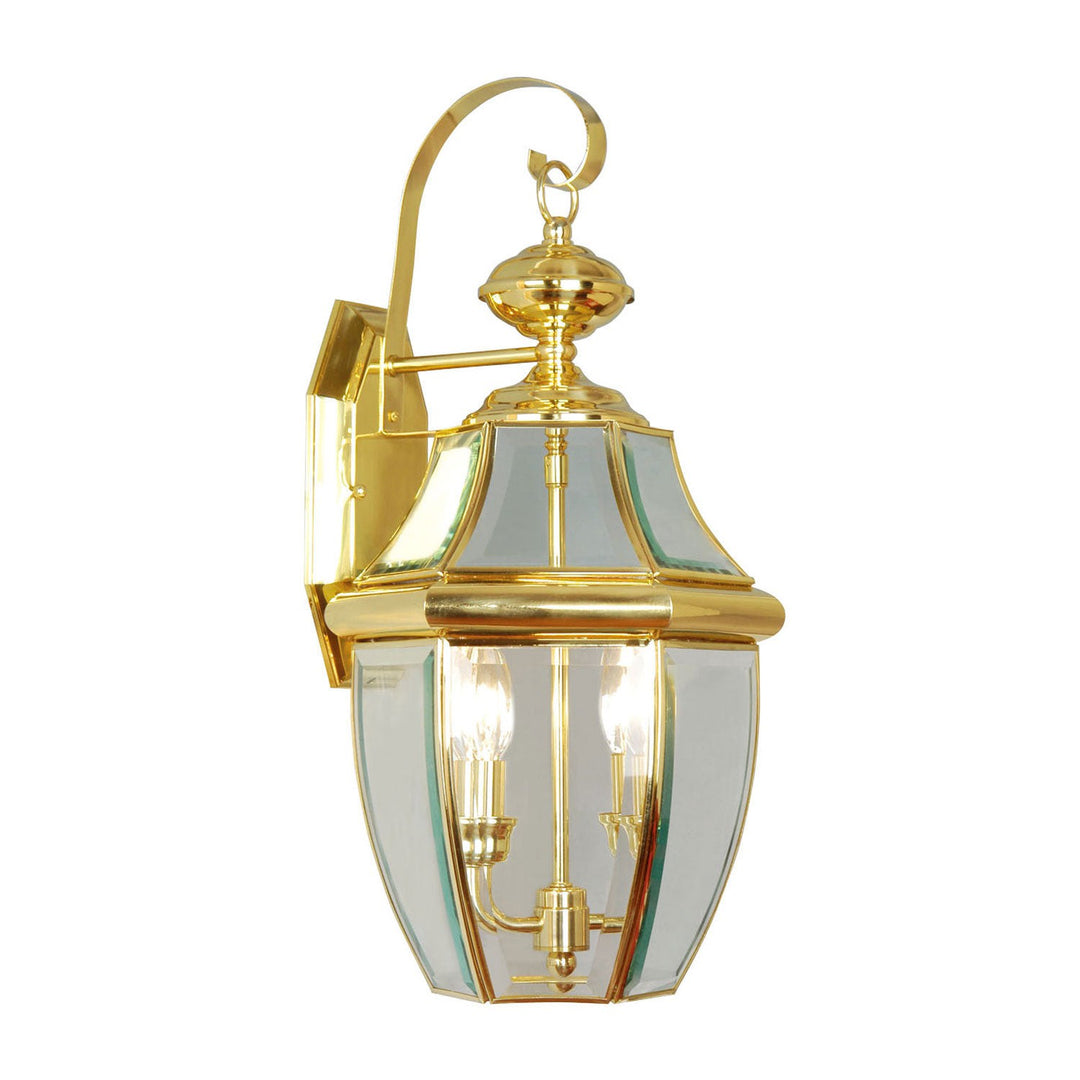 Livex Lighting 2251-02  Monterey Outdoor Polished Brass