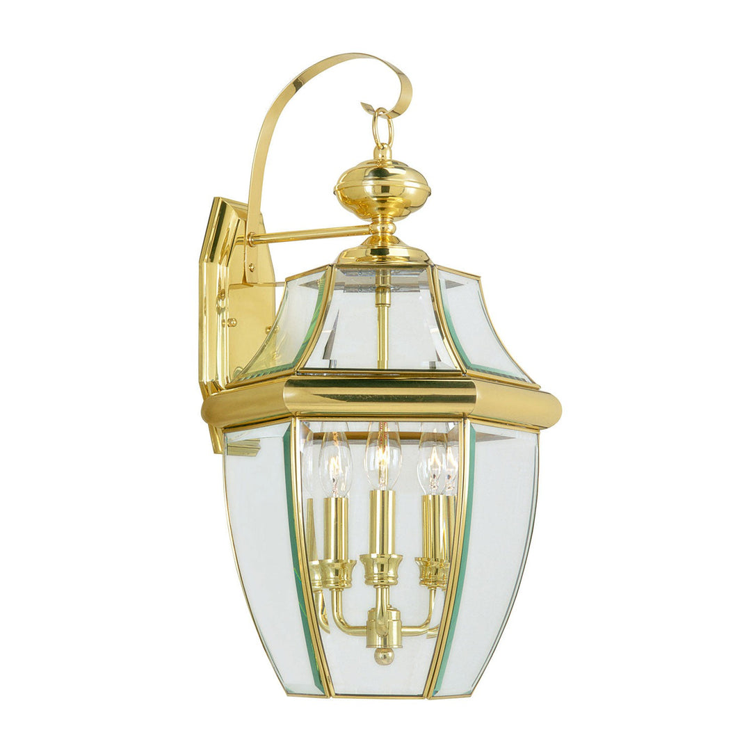 Livex Lighting 2351-02  Monterey Outdoor Polished Brass