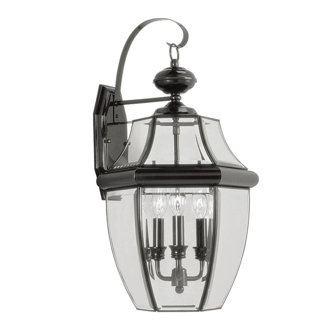 Livex Lighting 2351-04  Monterey Outdoor Black