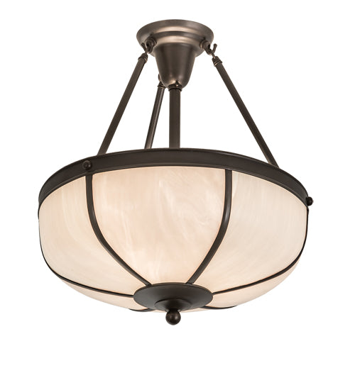 Meyda Tiffany Arts & Crafts 200913 Ceiling Light - Craftsman Brown
