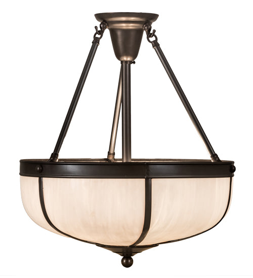 Meyda Tiffany Arts & Crafts 200913 Ceiling Light - Craftsman Brown