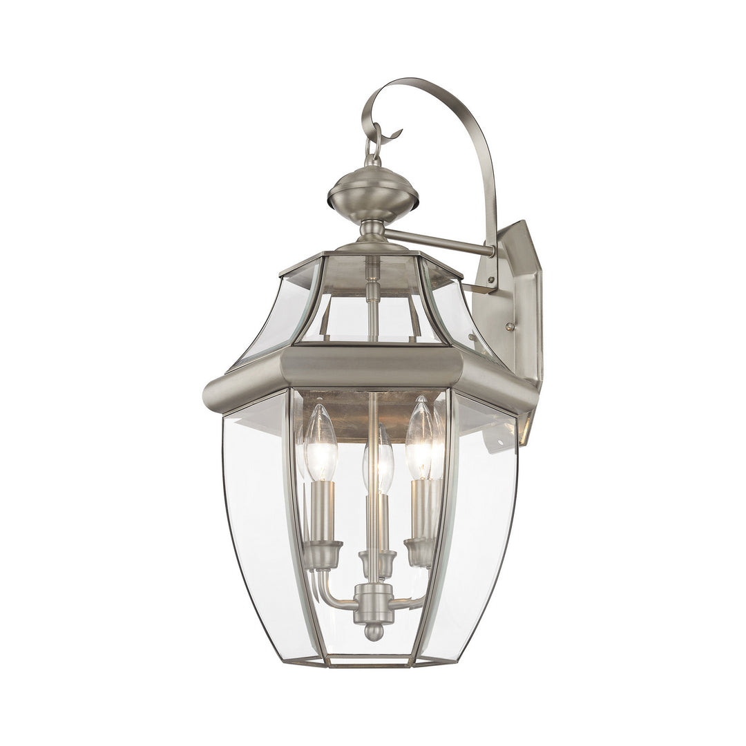 Livex Lighting 2351-91  Monterey Outdoor Brushed Nickel