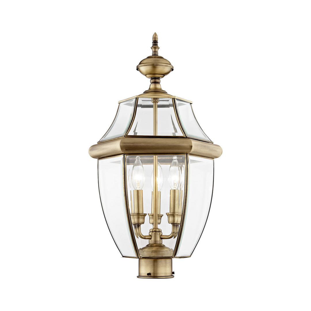 Livex Lighting 2354-01  Monterey Outdoor Antique Brass