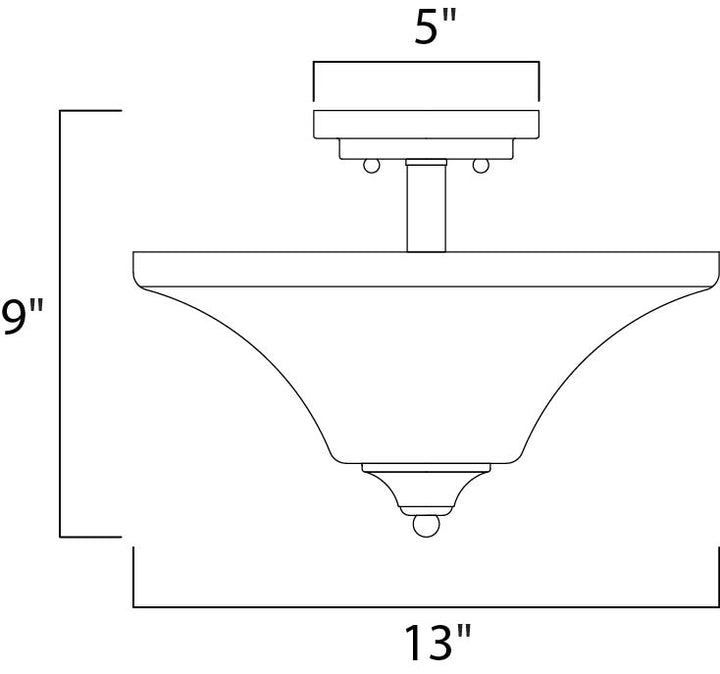 Maxim Aurora 20091FTSN Ceiling Light - Satin Nickel