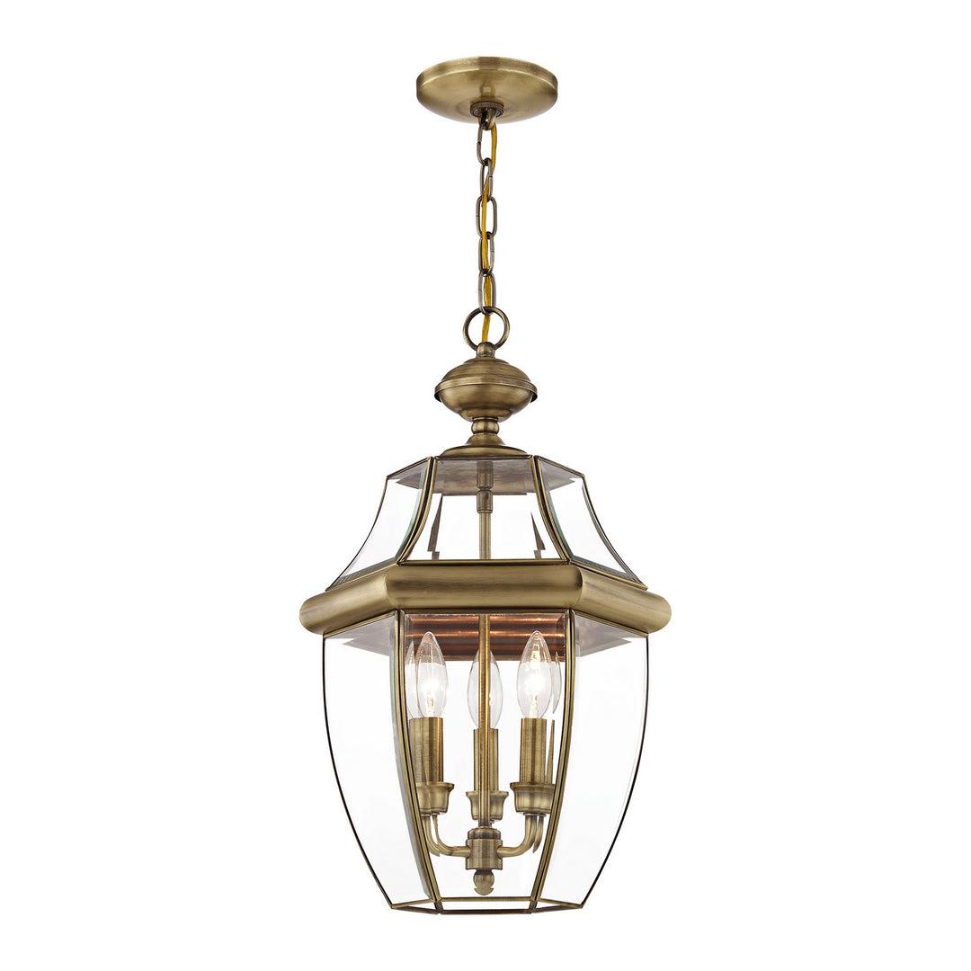 Livex Lighting 2355-01  Monterey Outdoor Antique Brass