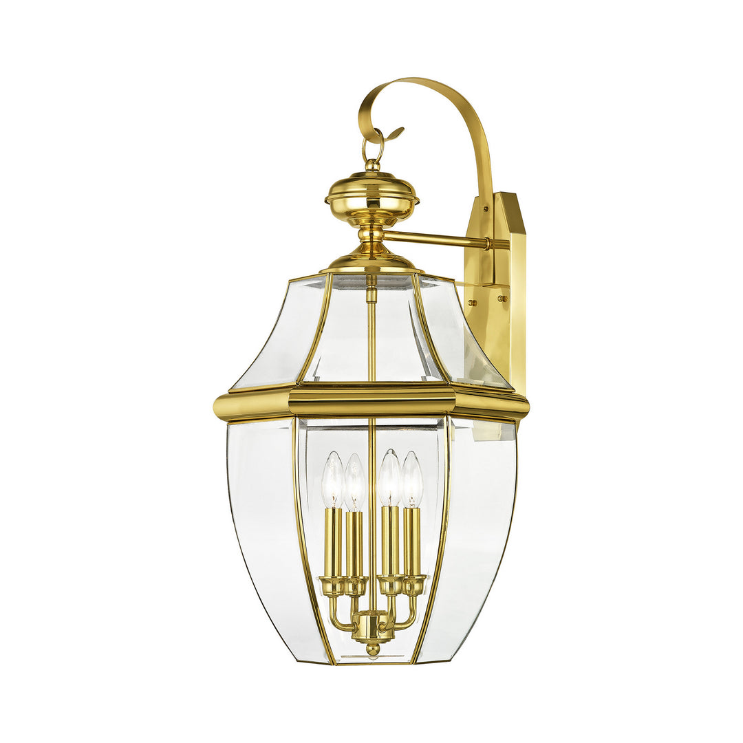 Livex Lighting 2356-02  Monterey Outdoor Polished Brass