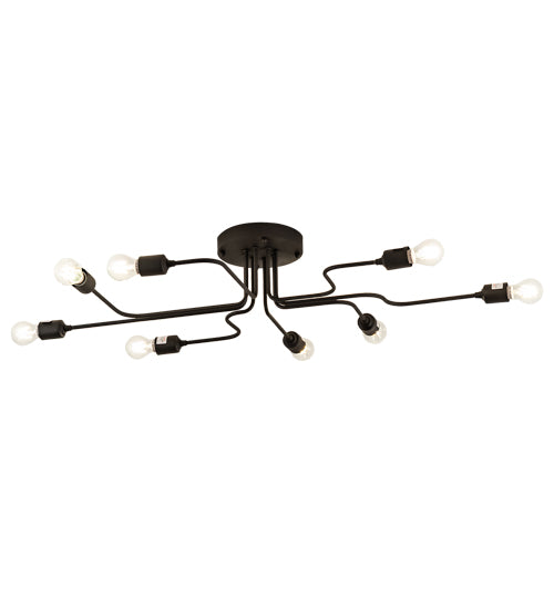 Meyda Tiffany Pipedream 201059 Ceiling Light - Wrought Iron