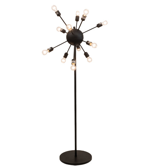 Meyda Tiffany Lighting 201065 Relek 12 Light Floor Lamp Lamp Bronze / Dark