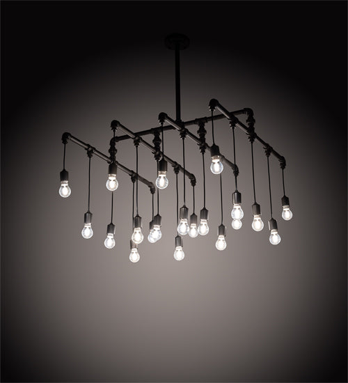 Meyda Tiffany Pipedream 201071 Chandelier Light - Steel