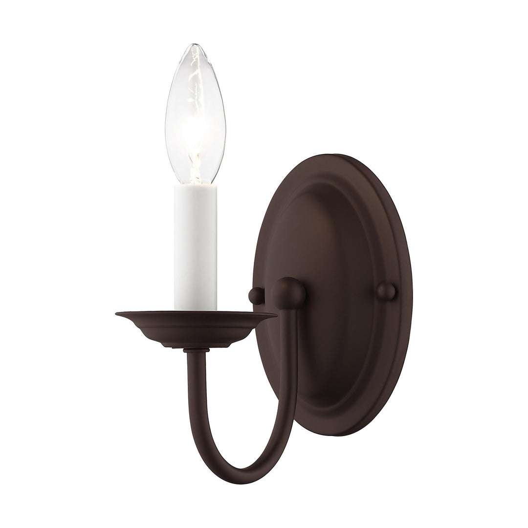 Livex Home Basics 4151-07 Wall Sconce Light - Bronze