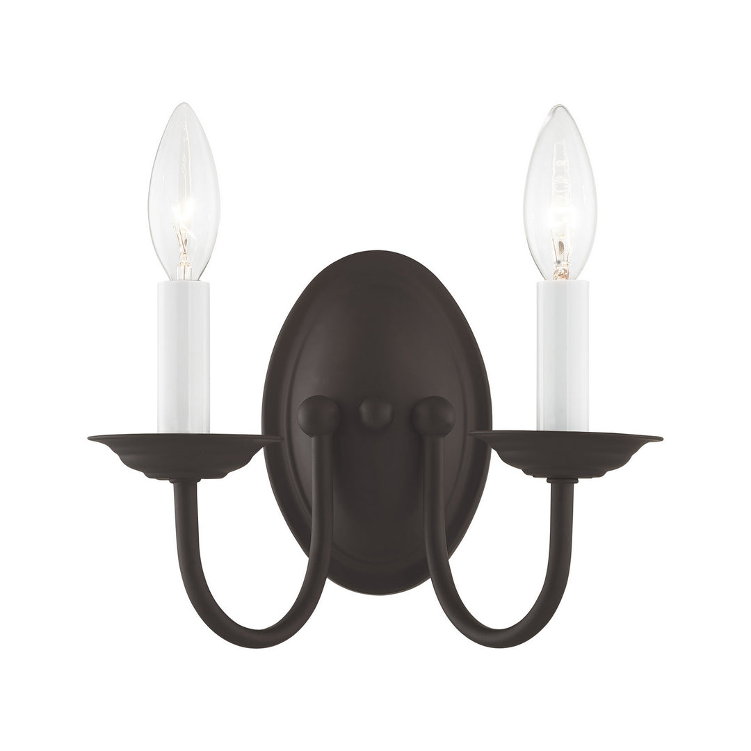 Livex Home Basics 4152-07 Wall Sconce Light - Bronze