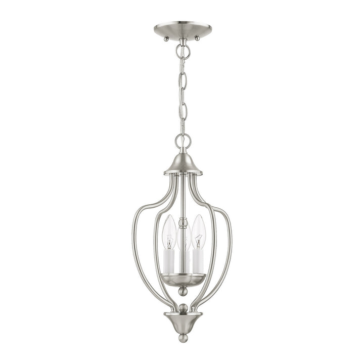 Livex Home Basics 4170-91 Pendant Light - Brushed Nickel